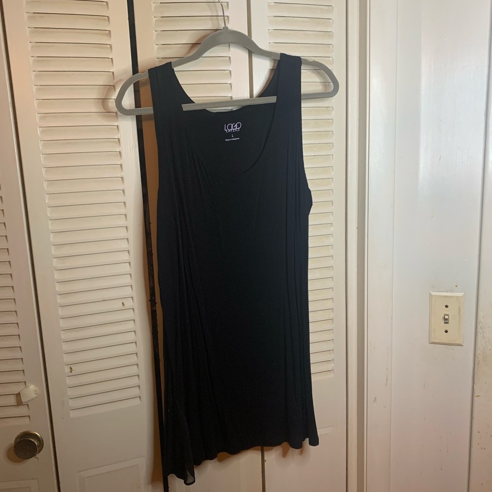 LOGO Women's Classic Black Tank Top
